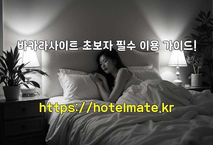 바카라사이트 초보자 필수 이용 가이드!